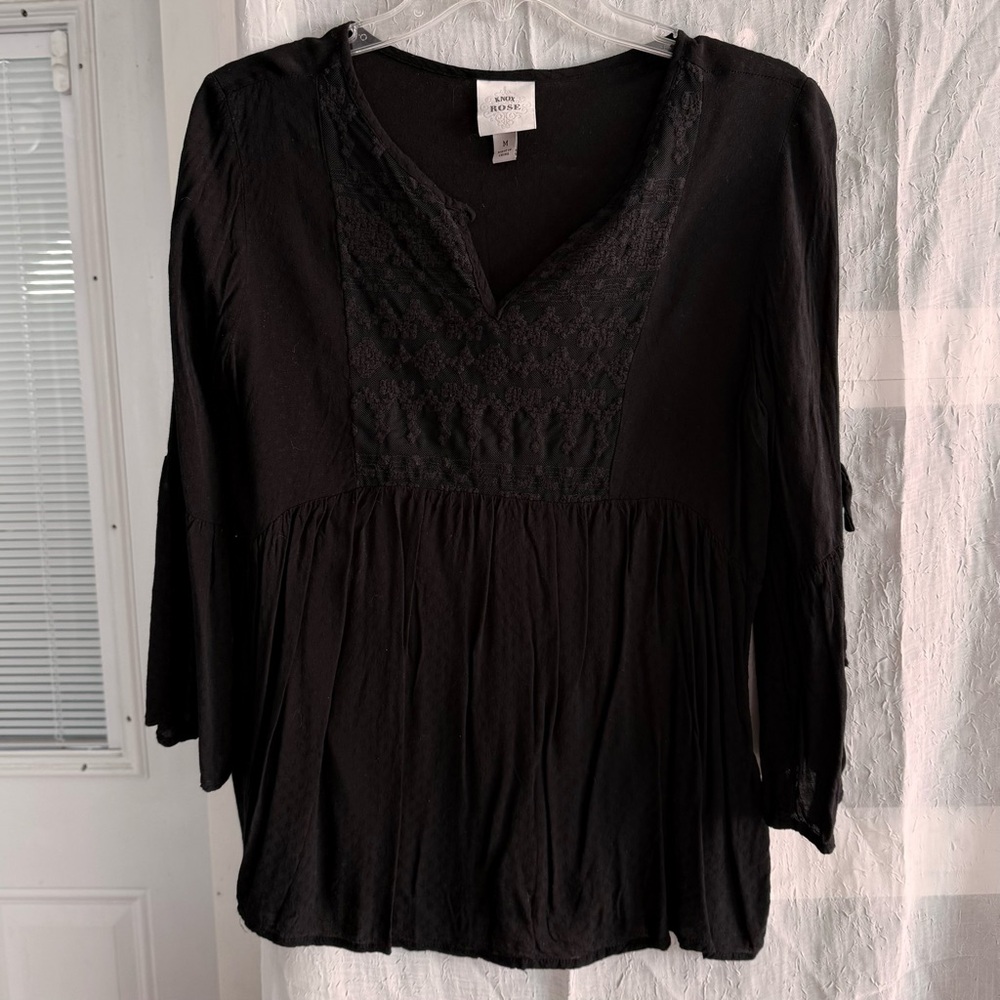 Knox Rose Black Women's Blouse